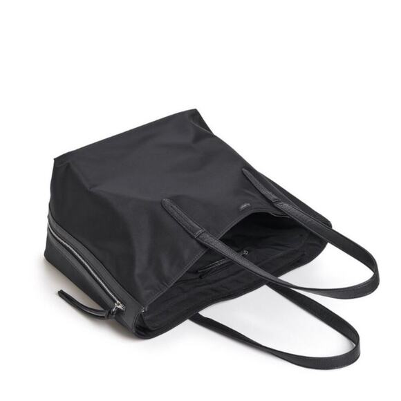 NWT Botkier New York Black Nylon Zipper Accent Tote Bag - Picture 2 of 6